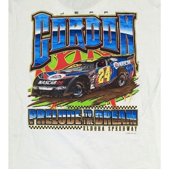 Nascar Chase Authentics Jeff Gordon 24 Prelude To The Dream Eldora Shirt Medium - Picture 6 of 6